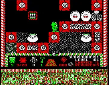 Bonecruncher (198x)(Superior Software) screen shot game playing